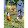 thumbnail image 5 of 2025 New Metal Halloween Skeleton Riding Chicken Stake, Whimsical Spooky Outdoor Decor | Garden, Yard, Lawn Halloween Decoration,C,1PC, 5 of 6