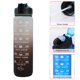 thumbnail image 3 of Tazas de agua de 1000ml para adultos y niños, hervidor deportivo con degradado de paja, regalos (blanco y negro) Ehuebsd Libre de BPA, 3 of 6