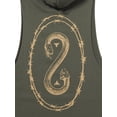 thumbnail image 2 of Sudadera con capucha sin mangas Under Armour Project Rock Snake para hombre, color verde, 2 of 3