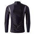 thumbnail image 4 of Bcfgryg Men's Breathable Tops Half High Neck Long Sleeve See Through Tight T Shirt Plain T-shirts Men, 4 of 4