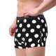 thumbnail image 2 of Fotbe Black and White Polka Dot Calzoncillos Tipo Boxer con Bolsa de Soporte Total para Hombre, X-Temp Fresco, Transpirable y de Secado Rápido-Small, 2 of 5