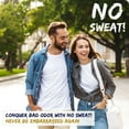 thumbnail image 3 of NO SWEAT! Ultra Long Lasting Sweat and Body Odor Protection, 98% Natural Ingredients, Hypoallergenic & Clinically Tested, Alcohol-Free & Fabric Safe, 20x Longer Duration, Created from Science (20mL), 3 of 7