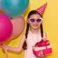 thumbnail image 3 of FONDOTIN 1 Pair Childrens Sunglasses In Pink With Bowknot Design For Girls Suitable For Parties And Daily Wear, 3 of 8