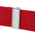 thumbnail image 4 of Buyless Fashion Leather End Suspenders for Men - 48" Elastic Adjustable Straps 1" - Y Shape - 5138-Red, 4 of 6