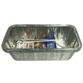 Mainstays Aluminum Foil 2 lb. Loaf Pans, 3 Count Disposable for Easy