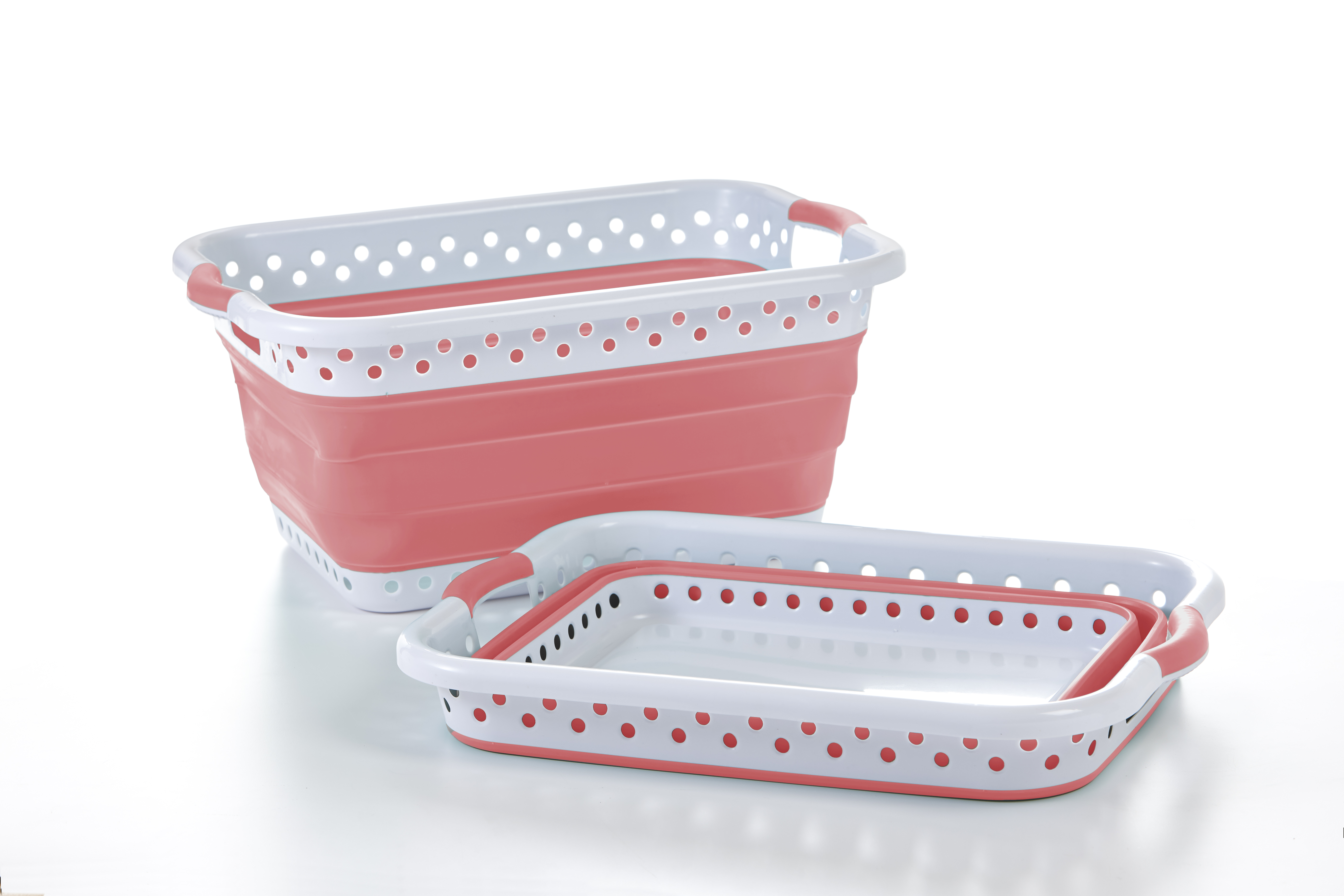 Pop & Load COLLAPSIBLE LAUNDRY BASKET ULTRASLIM UTILITY (Pack of 2