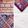 thumbnail image 4 of LHSHID 90th Birthday Gifts for Women Blanket 90th Birthday Gifts Ideas 90th Birthday Decorations for Women Gifts for 90 Year Old Woman Happy 90th Birthday Birthday Gifts Soft Throw Blanket 60"x80", 4 of 7