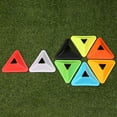 thumbnail image 6 of Sportteer Football Roadblocks Soccer Roadblocks Bright Triangle Discs Wear-resistant Multipurpose Eye-catching Football Training Equipment, 6 of 9