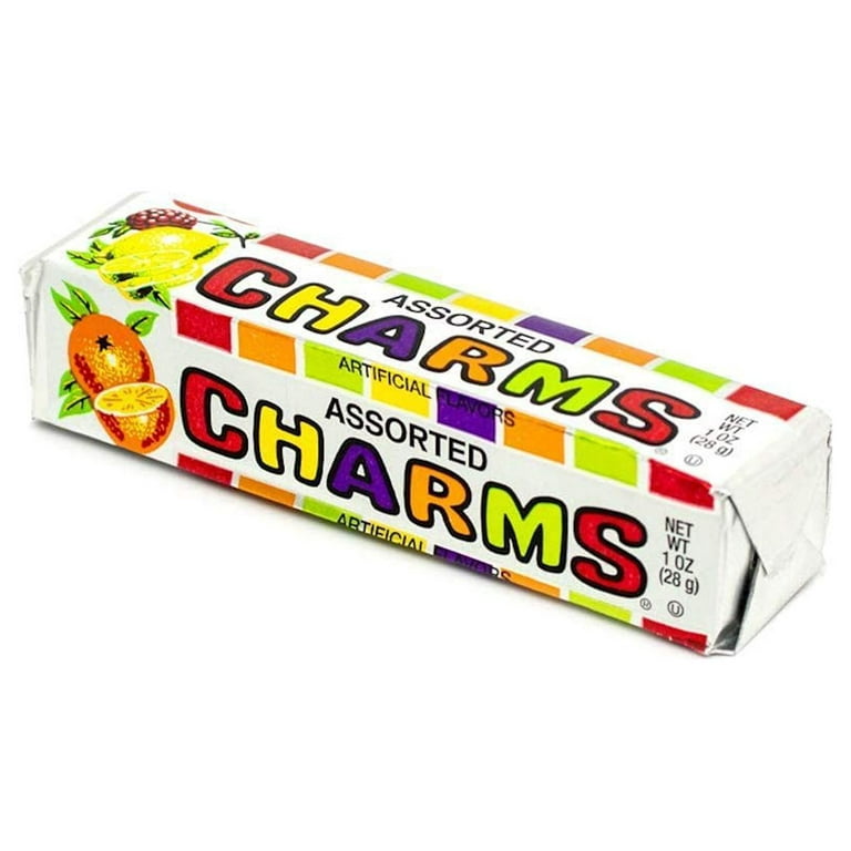 Charms Assorted Fruit Flavored Squares # 985 - 20 Ea, 6 Pack