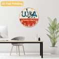 thumbnail image 5 of 12 Inch Patriotic Wall Clock, USA 250th Anniversary Wooden Round Wall Clocks with Silent Non-Ticking Quartz Movement, Battery Operated, Art Decor Hanging Clock for Kitchen, Bedroom, Living Room, 5 of 9