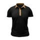 thumbnail image 3 of pstuiky camisetas de hombre, Camiseta informal de color liso con botones y bolsillos para hombre ropa de hombre s, 3 of 6