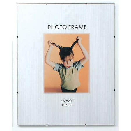 Glass Clip Photo Frame - 16 x 20 inches