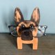 thumbnail image 5 of Soporte para gafas de perro, soporte creativo para gafas, soporte de cristal para animales, bonito adorno de pastor alemán de perro salchicha de madera,, 5 of 5