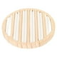thumbnail image 5 of Bandeja Para Anillos, Organizador De Anillos Redondo Multiusos Apilable De Madera Maciza Con 6 Ranuras Para Joyería, 5 of 7