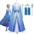 thumbnail image 1 of Vestido de Frozen de Disney para niñas, disfraz de Elsa 2, Vestidos de fantasía para niños, Vestidos de princesa, Queens7-8T de nieve Infantil Gao Jinjia LED, 1 of 2