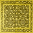 thumbnail image 1 of Ahgly Company Indoor Square Persian Yellow Traditional Area Rugs, 8' Square, 1 of 4