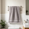 thumbnail image 5 of Celsvanis Hand Towel Soft Highly Absorbent Quick Dry Lint Free Face Towel Gentle Skin Friendly for Home Bathroom Daily Cleansing Use, Gray, 5 of 7