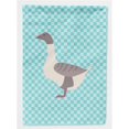 thumbnail image 1 of Carolines Treasures BB8075GF Buff Grey Back Goose Blue Check Flag Garden Size, 1 of 3