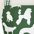 thumbnail image 3 of Hunter Green Multiple Dog Designs Print Multi-Color Cotton Chef Apron 35x28x0.2, 3 of 9