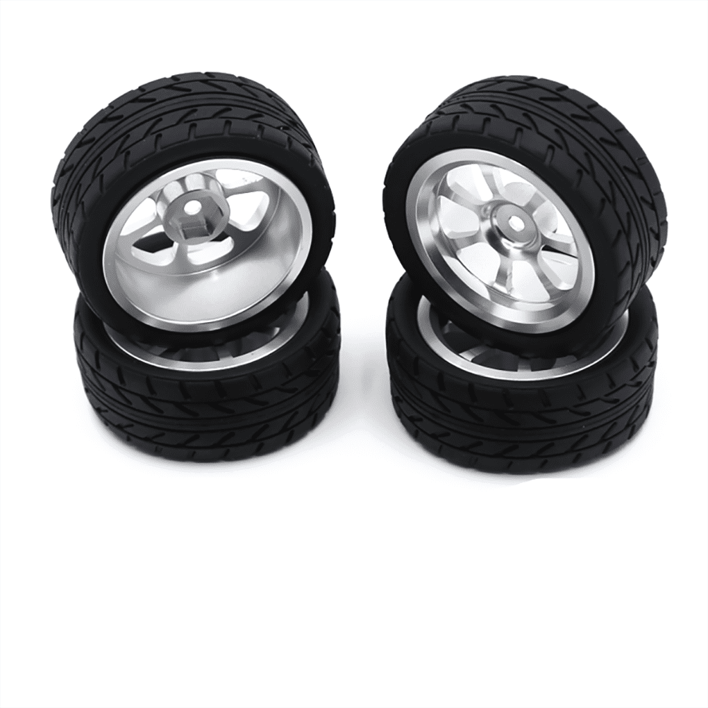 4pcs 1.9inch 103mm 1/10 Tires with Wheel Rim for 1/10 RC Rock Crawler Parts 