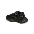 thumbnail image 3 of Women Faux Suede Mesh Bubble Sole Lace Up Sneaker 18794, 3 of 6