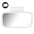 thumbnail image 1 of LED Sun Visor Mirror Touch Screen Surround Lighting Vanity with Retractable Back for Car Makeup Universal ABS Material, 1 of 7
