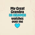 thumbnail image 4 of Inktastic My Great Grandpa in Heaven Watches over Me Boys or Girls Baby T-Shirt, 4 of 5