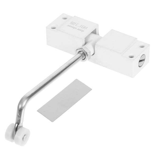 OFFIGAM White Aluminum Door Closer for Home, Self-Closing with Adjustable Speed and Quiet Smooth