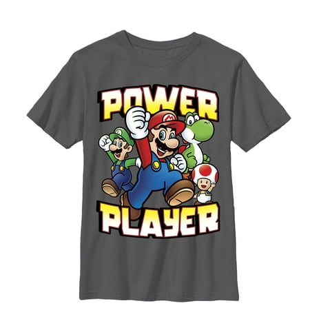 Nintendo Boys' Mario Power Player T-Shirt