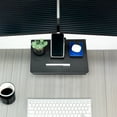 thumbnail image 2 of VIVO Clamp-on 14" x 10" Utility Shelf Pole Mount, Fits TV Carts, Stands, & More, 2 of 8