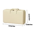 thumbnail image 3 of Ganfancp Bolsas de Almacenaje Extra Grandes con Asas Reforzadas para Ropa Juguetes Decoración Navideña Organizador Bolsa Tote Doble Cremallera Engrosada Ofertas de La Semana 1X Organizador, 3 of 7