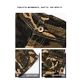 thumbnail image 6 of Summer outdoor European and American style multi pocket shorts, men's loose casual 5 point camouflage work shorts (PURPLE,34), 6 of 6