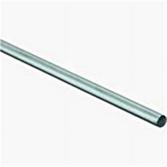 Stanley Hardware Aluminum Round Rod Mill Finish - 0.375" x 72"