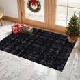 thumbnail image 4 of 2x3 Entryway Rug Bathroom Rugs for Front Door Bedroom Kitchen, Washable Vintage Print Carpet, Floor Mat with Non Slip Backing, 4 of 8