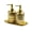 Gold, variant on Ceramic Soap Dispenser Wash Set 3-piece Hotel Bathroom Lotion Press Pump Bottle With Tray