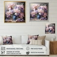 thumbnail image 4 of Designart "Pink Purple Irises love expression III" Floral Wall Decor, 4 of 5
