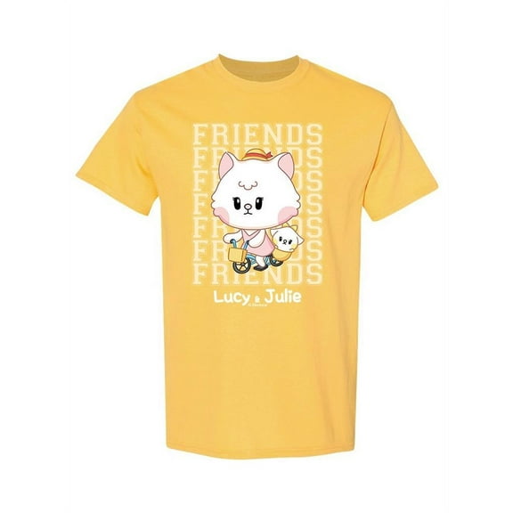 Friends Lucy And Julie T-Shirt Women -Electural Designs, Female XX-Large