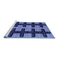 thumbnail image 2 of Ahgly Company Machine Washable Indoor Rectangle Southwestern Blue Country Area Rugs, 5' x 7', 2 of 4