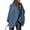 Blue, variant on PRETTYGARDEN Women's Winter Turtleneck Oversized Sweaters Long Sleeve Chunky Knit Slouchy Pullover Sweater Tops