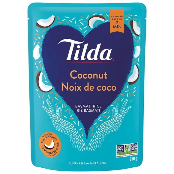 Riz basmati à la noix de coco étuvé de Tilda