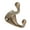 Bronze, variant on Ives 572A Step Up Traditional Cast Aluminum Coat And Hat Hook - Nickel