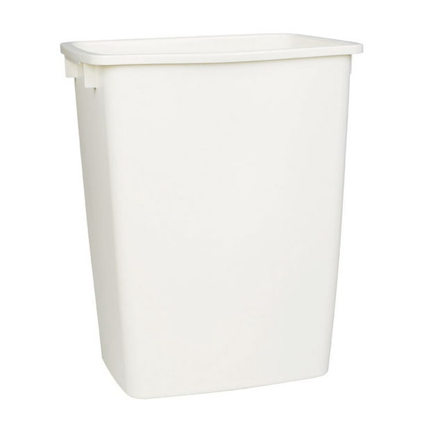 RUBBERMAID 9 Gal. Bisque Open Top Wastebasket