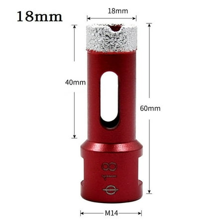 

BAMILL 1PC 6mm-68mm M14 Dry Diamond Drill Bits Hole Saw For Granite Tile Glass Ceramic