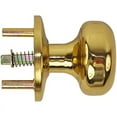 thumbnail image 3 of Tuff Stuff 3004 Polished Brass US3 Interior Exterior Knob Rose Kit for Thru Bolted Ornamental Iron Gate Door Mortise Lock Sets (Compatible with Marks 22AC), 3 of 4