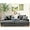 Grey, variant on Kidirect 70in Grey Sofa, Couches for Living Room 21in Extra Deep Seats,  Corduroy Sofas for Living Room No Tool Assembly, Modern Oversized Love Seat with 2 Pillows, Sofa Couch for Bedroom