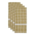 thumbnail image 2 of DII Cotton Solid Windowpane Terry Dishtowels in Beige (Set of 4), 2 of 4