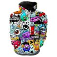 thumbnail image 4 of WILLBEST Sudaderas para Hombre Sudadera con Capucha Gráfica Sudadera con Capucha Informal Cómoda para Uso Diario Jersey Elegante Para Chica, 4 of 4