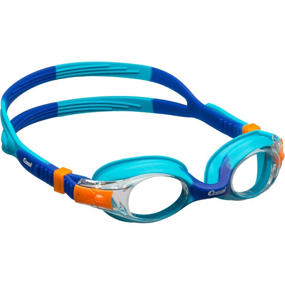 Cressi Dolphin 2.0 Goggle (Azure/Blue, Dolphin 2.0)