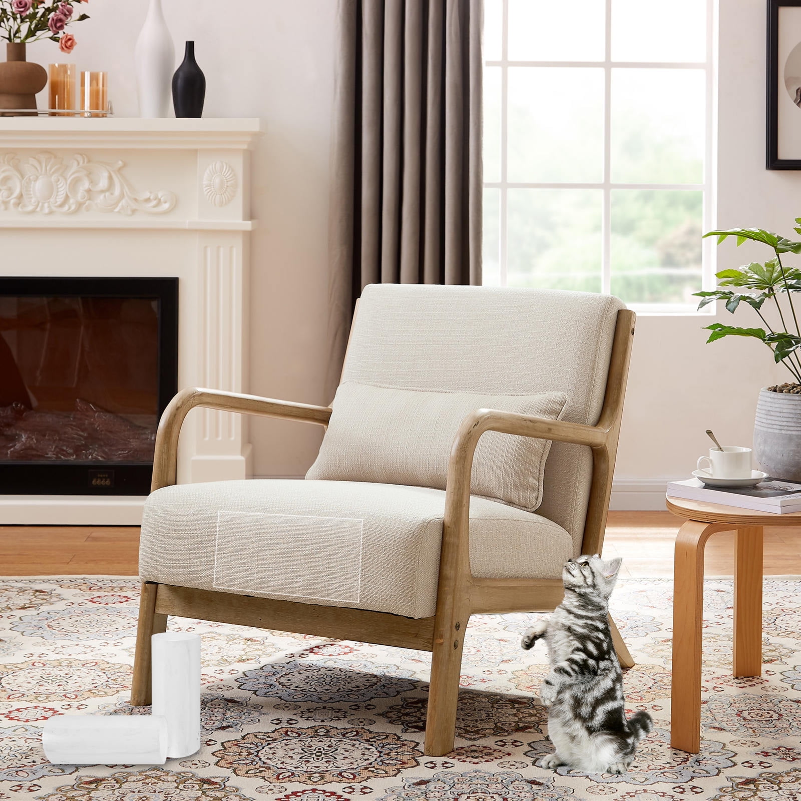 Nicehomfit White Pet Anti-Scratch Tape for Protecting Furniture and Doors from Cat and Dog Damage