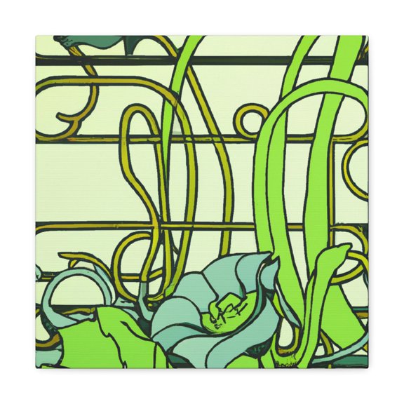 Elegant Floral Symphony - Canvas